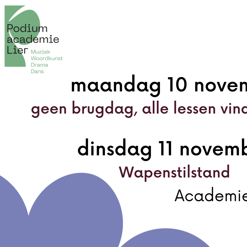 Informatie 10-11 november